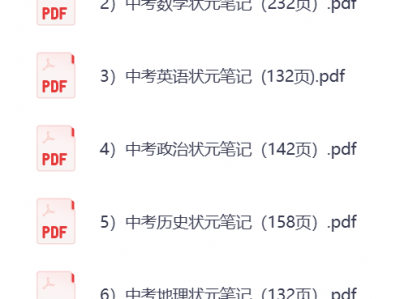 花了200，在一个老师朋友那里买的初中九科学霸笔记（无水印）