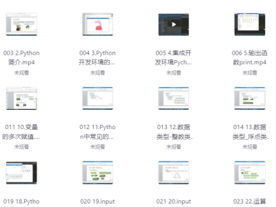 花了不少钱买的Python全套教程，入门让到精通开发教程