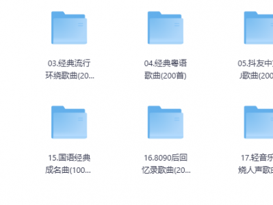 【无损音乐】车载音乐无损系列合集（3598首）FLAC+WAV+MP3